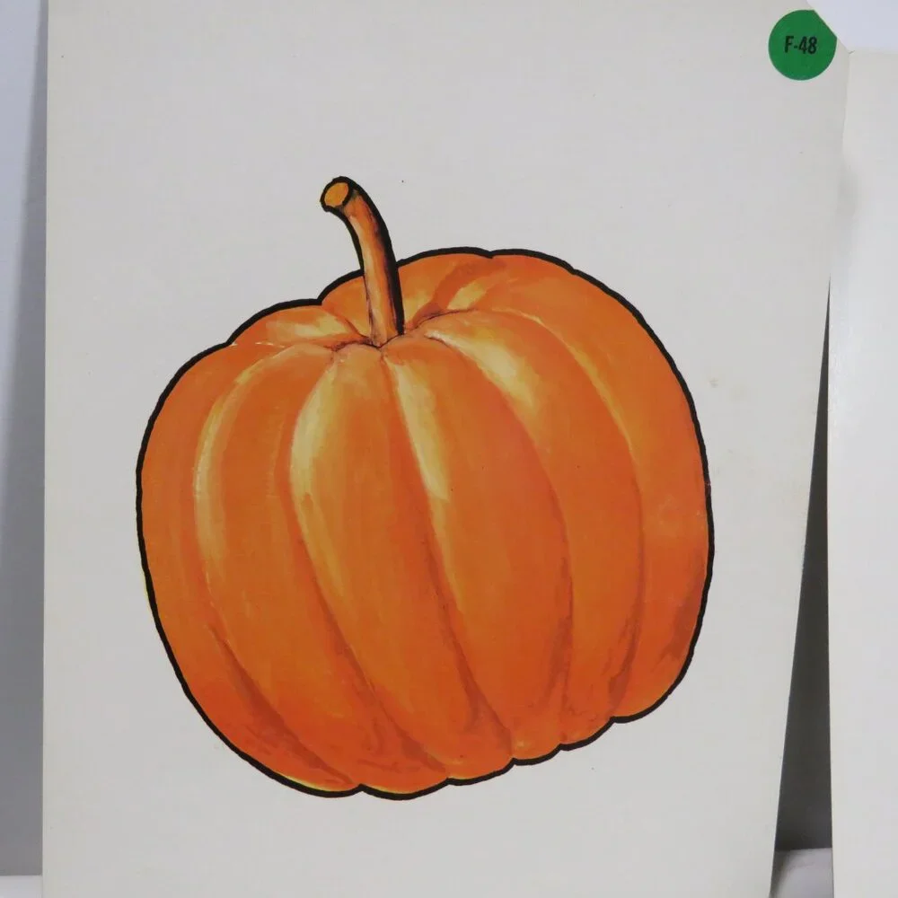 Peabody FOOD 1960s Vegetables (9) cards Vintage Artwork